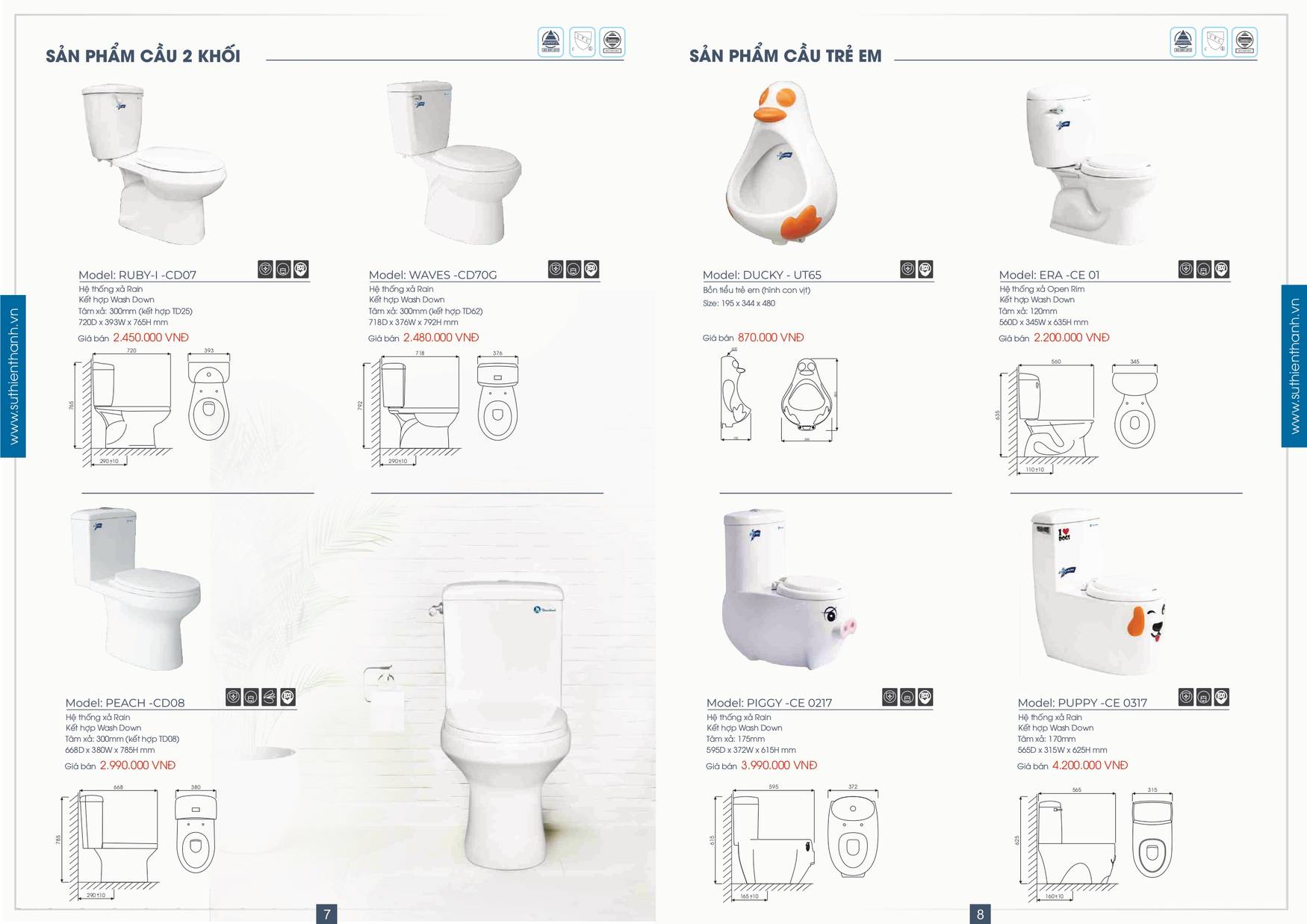 Bảng giá và Catalogue Sứ Thiên Thanh mới nhất 2025 /Page 5